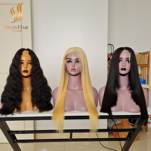 Venta al por mayor 100% Peluca de cabello humano liso vietnamita sin procesar mejor calidad de pelo crudo - Product Image 2