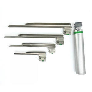 Set de Laringoscopio de Fibra Óptica Miller con 4 Hojas Rectas para Intubación, CE ISO, Medivolve, el Mejor Proveedor - Product Image 1