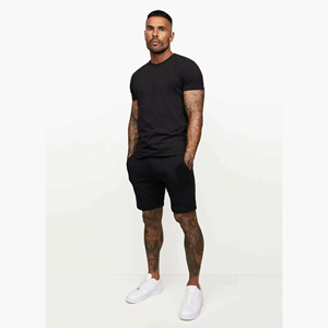 Ensemble T-shirts et Shorts Décontractés Tendance pour Hommes – Col Rond, Manches Courtes, Idéal Été et Activités Extérieures - Product Image 3