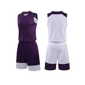 Uniforme de Baloncesto de Tela Elástica 100% Poliéster de Alta Calidad, Uniforme de Baloncesto con el Mejor Material, Uniforme de Baloncesto con Nuevo Diseño - Product Image 2