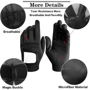 Guantes de Golf de Cuero Genuino para Hombre, para Mano Izquierda y Derecha, Antideslizantes, Resistentes a la Lluvia, para Todo Clima, Duraderos, de Cabretta, Nueva Llegada - Product Image 3