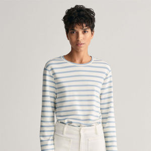 เสื้อยืดแขนยาวผู้หญิงสีพื้นเรียบง่าย ทรงหลวม ผ้าฝ้าย 100% ยืดหยุ่น ระบายอากาศดี เป็นมิตรกับสิ่งแวดล้อม ขายส่ง - Product Image 1