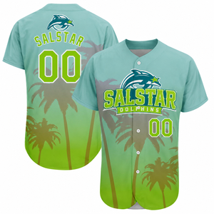 Camisetas de Béisbol de Alta Calidad Salstar al por Mayor, Camisetas de Moda con Logotipo del Equipo, Uniformes de Béisbol de Tendencia, Tela de Secado Rápido - Product Image 1