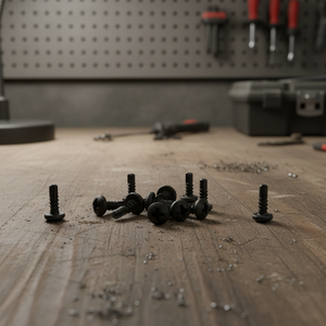 Compra al por Mayor: Tornillos Autoperforantes con Recubrimiento Negro para Construcción - Product Image 1