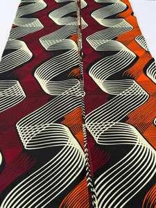 Tela de Algodón Ankara con Estampado Africano de Alta Calidad de Kinshasa, con Patrón Tejido con Memoria para Diseños de Ropa de Moda - Product Image 5