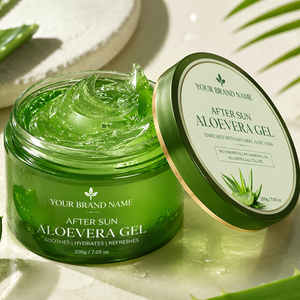Gel Après-Soleil Bio à l'Aloe Vera avec Effet Rafraîchissant et Apaisant pour Soulager les Coups de Soleil, Réparer la Peau et Hydrater – Vente en Gros - Product Image 3