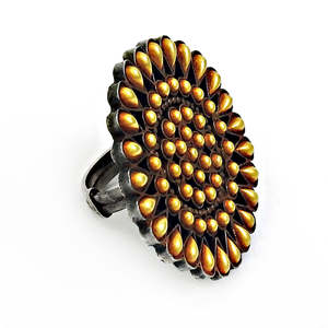 Best Quality Awesome Flower <b>Ring</b> Crafted From 925 Sterling <b>Silver</b> <b>Adjustable</b> Design Bohemian <b>Ring</b> Perfect Gift For Women - Product Image 2