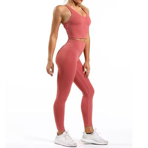 Ensembles de yoga personnalisés à marque privée, vêtements de yoga pour femmes de haute qualité, ensembles de yoga sexy pour femmes, sublimation polyester, sport, fitness - Product Image 4