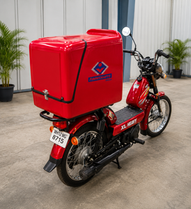 2025 Newly Designed Reasonably Priced FIBRECRAFTS INDIA <b>MODEL</b> <b>D</b> FIBREGLASS FRP 80L Capacity Motorcycle Tail Boxes for Pizza Food - Product Image 2