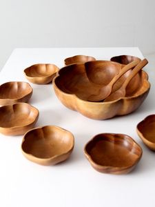 Eco-Friendly Natural Wood Bowl for Serving Salad, <b>Pasta</b>, Fruits & Decorative Use - Product Image 2