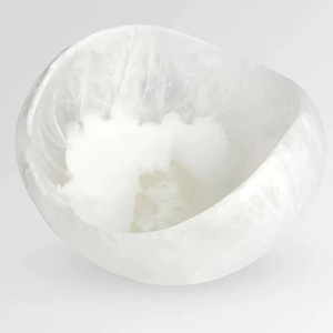 Tazón para Servir de Resina Pulida Hecho a Mano, Apto para Alimentos, Ecológico, Duradero, para Fiestas, Vajilla, Nuevo Diseño, Tazones para Ensalada, Degradables - Product Image 1