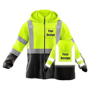 Sudadera de Seguridad Resistente para Hombre con Diseño Reflectante, Ideal para Obras de Construcción, Trabajo Industrial y Uso Diario - Product Image 3