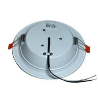 Cache-éclairage LED en polycarbonate blanc de qualité supérieure, ignifuge et durable, pour plafonnier encastré