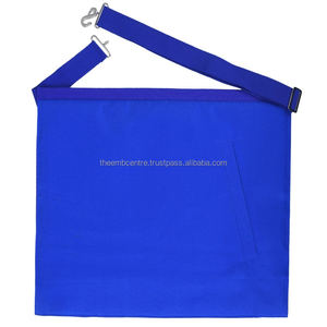 Tablier de maçons internationaux Regalia maçonnique personnalisé de qualité supérieure-bleu royal prix de gros - Product Image 4
