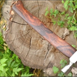 Hacha vikinga de acero con alto contenido de carbono, mango de palisandro, hacha hecha a mano, hacha vikinga, regalo para hombres, hacha de tala, acero al carbono - Product Image 6
