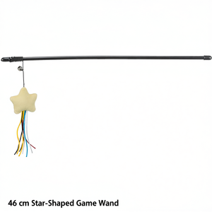 Juguete Interactivo para Mascotas con Forma de Estrella de 46 cm, Varita de Juego para Estimular el Movimiento - Product Image 3