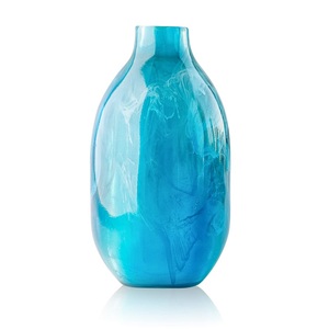 Vase décoratif en résine écologique de forme irrégulière, design moderne pour la décoration intérieure du salon, de la chambre, du bureau, de l'hôtel - Product Image 4
