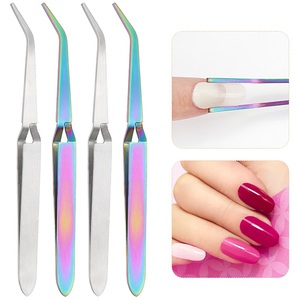 Ensemble de pinces à ongles professionnelles BCI, acier inoxydable, design pailleté rose or, outils de manucure, emballage luxueux - Product Image 5