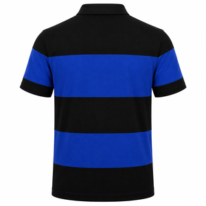 Camisa a Rayas para Hombre con Logotipo Personalizado, Estilo Chic Y2K, Manga Corta, Rayas en Bloques, Camisa a Rayas Premium de Moda para Hombre - Product Image 2