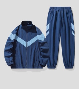 Custom Men's Printed Woven Tracksuit Plus Size <b>Zip</b> <b>Up</b> Casual Two Piece Sportswear Set - Product Image 4