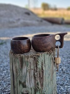 Handmade Wooden <b>Cup</b> Gift Set Premium gift and tableware collection From India Manufacturer At Bulk Price - Product Image 1