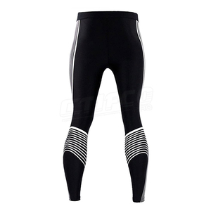 Low Moq <b>Men's</b> Compression <b>Leggings</b> High Waist Elastic Waist Gym Sports Wear Quick Dry Breathable <b>Waterproof</b> Spandex/Polyesters - Product Image 3