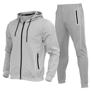 Nuevos Conjuntos Deportivos de Hombre con Capucha y Logotipo de Moda, Lavado Ácido, Personalizados, para Entrenamiento, Gimnasio, Ropa Deportiva, Corte Holgado - Product Image 1