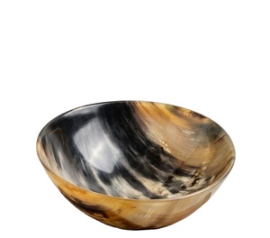 Bol en corne de buffle naturel poli, couleur classique, taille personnalisée, écologique, pour service de table, compatible lave-vaisselle, sur mesure - Product Image 2