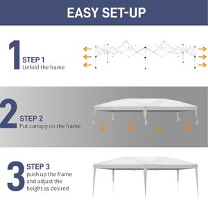 Tenda Familiare 2 Camere da Letto 6m x 3m Impermeabile Bianca con Borsa per il Trasporto Apertura Rapida - Product Image 3