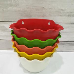 Pot de plante rond suspendu en plastique durable en gros d'usine - Product Image 3