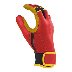 Gants de frappe en cuir bleus unisexes pour adultes, durables, ambidextres, à enfiler - Product Image 2