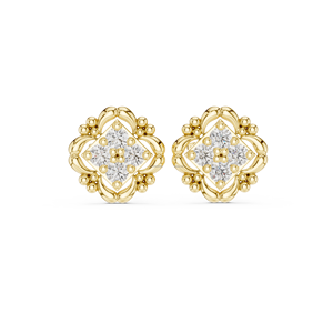 Boucles d'oreilles en diamant Moissanite de qualité supérieure en or 10 carats Purely & Planet certifiées IGI en argent 925 - Product Image 4