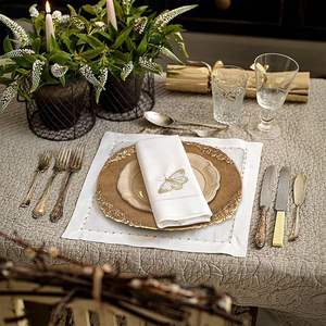 Assiette de Présentation de Luxe pour Mariage, Vaisselle Élégante, Assiette de Dîner pour Hôtels, Banquets et Réceptions - Product Image 1