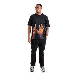 Lujo verano algodón gráfico camiseta personalización camiseta Dtg impresión al por mayor camiseta personalizada para hombres Ringer tamaño regular - Product Image 2