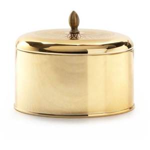 Vela Votiva con Tapa de Cera, Recipiente de Cera de Latón, Caja de Hierro de Lujo con Decoración para el Hogar - Product Image 5