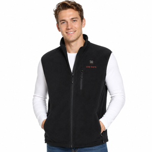 Winter Washable USB Charging Intelligent <b>Electric</b> Heated Fleece Vest with High Quality Carbon Fiber <b>Heating</b> <b>Pads</b> - Product Image 2