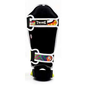 Último Modelo de Espinilleras de Boxeo Twins, Impresión Digital Completa, Cuero Genuino, Espinilleras de Boxeo Twins - Product Image 6