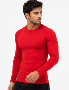 Yoga <b>Compression</b> T-<b>Shirt</b> <b>Men</b> Workout Exercise <b>Compression</b> Rash Guard <b>Men's</b> Base Layer Sportswear Slim T <b>Shirt</b> Crew Neck Long - Product Image 5