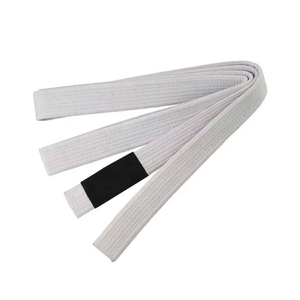 Ceintures d'arts martiaux de judo personnalisées de haute qualité avec logo et couleur sur mesure, ceinture unisexe en coton, ceintures d'arts martiaux - Product Image 1