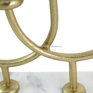 Luxury Tabletop Metal <b>Square</b> <b>Candle</b> Stand Premium Home Christmas Religious Activities Home Decoration - Product Image 2