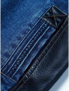 Wholesale Breathable <b>Casual</b> Denim Jeans <b>Jacket</b> for <b>Men</b> <b>Summer</b> Latest Design High Quality in Reasonable Price OEM Service - Product Image 4