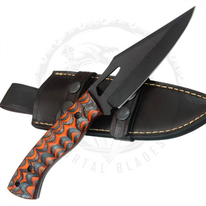 Couteau multifonction en acier Damas forgé à la main, couteau japonais de haute dureté pour le camping en plein air, couteau de chasse, couteau à fruits - Product Image 3