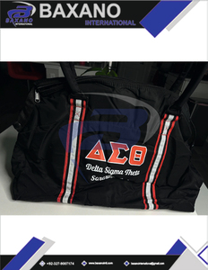 Delta |   Sigma |   Sac de voyage à roulettes en nylon léger grande capacité Theta Sorority DST, style sport de luxe - Product Image 4