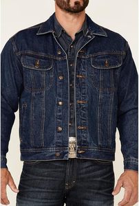 2024 Factory Wholesale Men's Classic Denim <b>Jacket</b> <b>Trucker</b> Slim Fit Casual Denim Outerwear Unlined Denim <b>Jacket</b> - Product Image 5