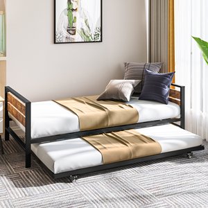เตียงนอนแบบปรับได้โครงเหล็ก ดีไซน์ทันสมัย ขนาด Twin XL ไม่สามารถพับได้ เหมาะสำหรับห้องนอน ห้องรับแขก ผลิตโดย Binh Duong HUY GIA - Product Image 1