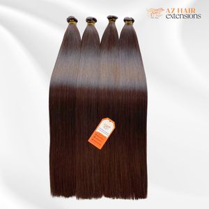 Giá bán buôn nguyên liệu Tóc Việt SDD Độ dày lớp biểu bì trinh nữ phù hợp Thiên Tài sợi ngang phần mở rộng tóc, bó tóc thô - Product Image 5