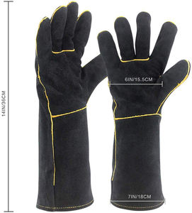 ถุงมือหนังแกะสำหรับงานหนัก ทนทาน ระบายอากาศได้ดี เหมาะสำหรับใช้งานกลางแจ้ง สไตล์วินเทจ ใช้ได้ทุกฤดู สำหรับคนขับรถและงานอุตสาหกรรม - Product Image 2