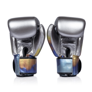 Guantes de Boxeo Profesionales Cómodos de Cuero Genuino, Absorbentes de Humedad, para Entrenamiento con Saco de Boxeo, Ejercicio Físico y Deportivo - Product Image 3