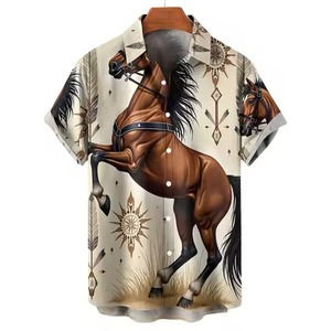 Camisa Casual Elegante para Hombre, Verano, 200 Gramos, Transpirable, Secado Rápido, Ecológica, Manga Corta, 100% Poliéster - Product Image 3