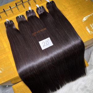 Extensiones de Cabello Liso Vietnamita de Doble Trama 2026 de Venta Caliente, Sedoso y Brillante, Precio al por Mayor, Hechas de Cabello Humano - Product Image 3